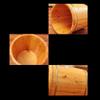 ,Bathroom Accessories Footbath Tubs,Massage Foot Barrel,Volume Smooth Surface Sauna Wooden Bucket (Color : B) Present view 2