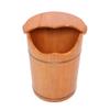 ,Bathroom Accessories Footbath Tubs,Massage Foot Barrel,Volume Smooth Surface Sauna Wooden Bucket Present view 3
