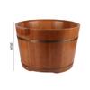 ,Bathroom Accessories Footbath Tubs,Massage Foot Barrel,Volume Smooth Surface Sauna Wooden Bucket Present view 3