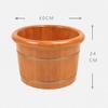,Bathroom Accessories Footbath Tubs,Massage Foot Barrel,Volume Smooth Surface Sauna Wooden Bucket Present view 4