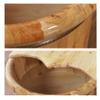 ,Bathroom Accessories Footbath Tubs,Massage Foot Barrel,Volume Smooth Surface Sauna Wooden Bucket (Color : B) Present view 4