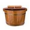 ,Bathroom Accessories Footbath Tubs,Massage Foot Barrel,Volume Smooth Surface Sauna Wooden Bucket Present view 1