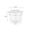 ,Bathroom Accessories Footbath Tubs,Massage Foot Barrel,Volume Smooth Surface Sauna Wooden Bucket Present view 2