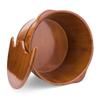 ,Bathroom Accessories Footbath Tubs,Massage Foot Barrel,Volume Smooth Surface Sauna Wooden Bucket Present view 3