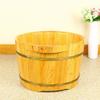 ,Bathroom Accessories Footbath Tubs,Massage Foot Barrel,Volume Smooth Surface Sauna Wooden Bucket Present view 3