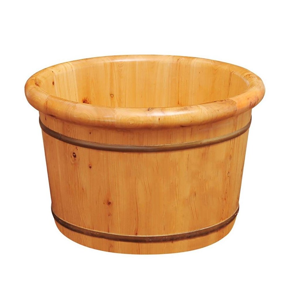 ,Bathroom Accessories Footbath Tubs,Massage Foot Barrel,Volume Smooth Surface Sauna Wooden Bucket Present