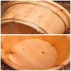,Bathroom Accessories Footbath Tubs,Massage Foot Barrel,Volume Smooth Surface Sauna Wooden Bucket Present view 3