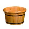 ,Bathroom Accessories Footbath Tubs,Massage Foot Barrel,Volume Smooth Surface Sauna Wooden Bucket (Color : A) Present view 1