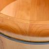 ,Bathroom Accessories Footbath Tubs,Massage Foot Barrel,Volume Smooth Surface Sauna Wooden Bucket (Color : A) Present view 3