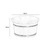 ,Bathroom Accessories Footbath Tubs,Massage Foot Barrel,Volume Smooth Surface Sauna Wooden Bucket (Color : A) Present view 4