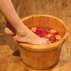,Bathroom Accessories Footbath Tubs,Massage Foot Barrel,Volume Smooth Surface Sauna Wooden Bucket (Color : B) Present view 4