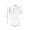 ,Bathroom Accessories Footbath Tubs,Massage Foot Barrel,Volume Smooth Surface Sauna Wooden Bucket (Color : A) Present view 2