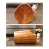 ,Bathroom Accessories Footbath Tubs,Massage Foot Barrel,Volume Smooth Surface Sauna Wooden Bucket (Color : A) Present view 4