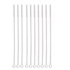 1/5/10PCS Stainless Soft Hair Suction Glass Tube Cleaner Brushes Tools Fish Tank Straw Bottle Cleaning Brush (Color : 10pcs 17.5cm) view 1