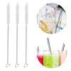 1/5/10PCS Stainless Soft Hair Suction Glass Tube Cleaner Brushes Tools Fish Tank Straw Bottle Cleaning Brush (Color : 10pcs 17.5cm) view 2