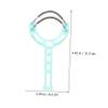 Beaupretty Spring Facial Hair Remover Manual Epilator Stainless Steel Hair Removal Device for Forehead, Cheeks, and Upper Lip Random Color view 3