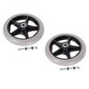 AiQima Wheelchair Replacement Wheel,Heavy Dutyers Wheelchair Wheels 2Pcs Replacement Wheelchair Wheels Front Wheel Replacements Wheel view 1