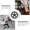 AiQima Wheelchair Replacement Wheel,Heavy Dutyers Wheelchair Wheels 2Pcs Replacement Wheelchair Wheels Front Wheel Replacements Wheel view 3