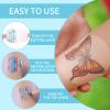 100Pcs Tattoo Aftercare Waterproof Bandage, Adhesive Transparent Stretch Film Dressing Cover Second Skin Tattoo Cover Up Tape, Protective Tattoo Wrap for Wound Dressing, Swimming, Shower 2.5 Inch view 2