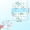 100Pcs Tattoo Aftercare Waterproof Bandage, Adhesive Transparent Stretch Film Dressing Cover Second Skin Tattoo Cover Up Tape, Protective Tattoo Wrap for Wound Dressing, Swimming, Shower 2.5 Inch view 3