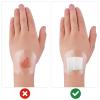 100Pcs Tattoo Aftercare Waterproof Bandage, Adhesive Transparent Stretch Film Dressing Cover Second Skin Tattoo Cover Up Tape, Protective Tattoo Wrap for Wound Dressing, Swimming, Shower 2.5 Inch view 4