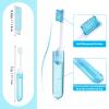 4Pcs Camping Folding Toothbrush Mini Foldable Soft Toothbrush Collapsible Soft Bristles Folding Manual Toothbrushes for Camping Travel view 2
