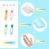 4Pcs Camping Folding Toothbrush Mini Foldable Soft Toothbrush Collapsible Soft Bristles Folding Manual Toothbrushes for Camping Travel view 3