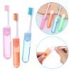 4Pcs Camping Folding Toothbrush Mini Foldable Soft Toothbrush Collapsible Soft Bristles Folding Manual Toothbrushes for Camping Travel view 4