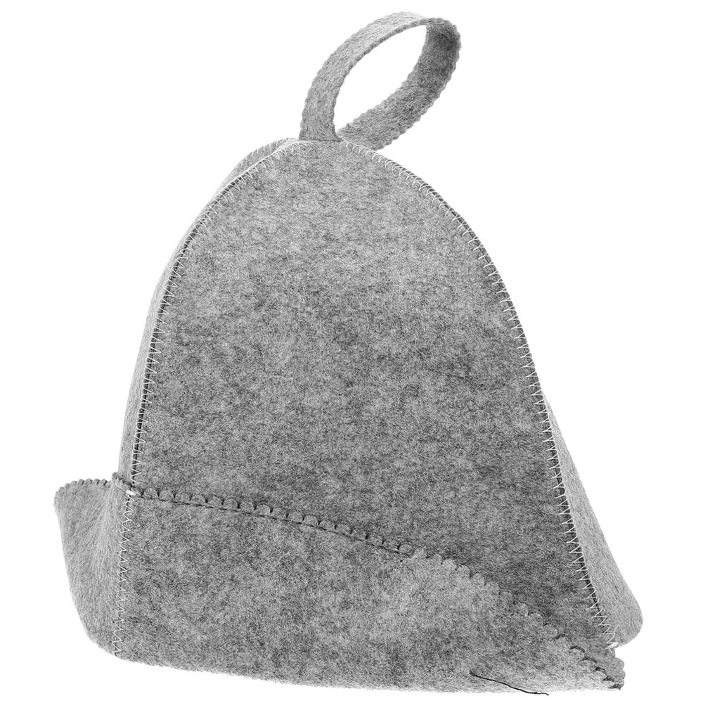 Beavorty Felt Sauna Hat for Men Comfortable Sauna Hat Shower Cap Water Absorption Bath Accessories