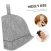 Beavorty Felt Sauna Hat for Men Comfortable Sauna Hat Shower Cap Water Absorption Bath Accessories view 3