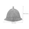 Beavorty Felt Sauna Hat for Men Comfortable Sauna Hat Shower Cap Water Absorption Bath Accessories view 4