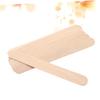Anneome 100pcs Hair Removal Stick for Nose Waxing Eyebrow Waxing Spatula Wax Applicator Sticks Cosmetic Beauty Care Rod Unhairing Tool Tongue Spatula Tongue Depressor view 4