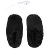 ABOOFAN Usb Electric Heating Shoes Winter Warm Slippers Black Plush Household Foot Warmer Portable Reusable Heated Foot Protector for Indoor Home Use view 1
