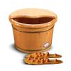 SilteD Wooden Barrel Foot Spa Wood Bucket for Pedicure,Foot Bath Spa Tub,Foot Basin for Adults,Foot Soak Bucket,Foot Tub for Soaking Feet Present view 2