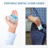 150 Count Dental Floss Picks, Superfine Floss Stick No Break & Unflavored,The Best Tool for Adults Cleaning Teeth, Portable Travel Size Floss is Perfect for Dinners, Dating, Hotels(3 Pack) view 3