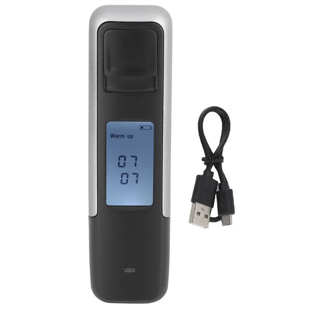 Gsrimgratoe High Portable Touchless Alcohol Blowing Tester, Digital Display, USB Rechargeable, BAC 1
