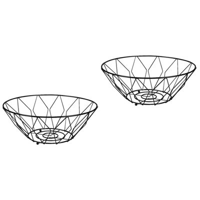 BESTonZON 2pcs Fruit Tray Delicate Snack Dish for Vegetables Storage Basin Simple Fruit Tray for Home Kitchen Desktop Multifunctional