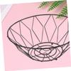 BESTonZON 2pcs Fruit Tray Delicate Snack Dish for Vegetables Storage Basin Simple Fruit Tray for Home Kitchen Desktop Multifunctional view 2
