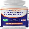 Vitamatic Lactobacillus Reuteri Complex 22 Billion CFU per Delayed Release Capsule 60 Capsules Digestive & Gut Health Support with Prebiotic Inulin Fiber view 1