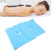 100PCS Disposable Massage Table Towel, X-Hole Massage Face Mask X-Hole Design Non-woven Breathing Space Towel Hairdressing Massage Table Towel for Massage Table and Chair view 3