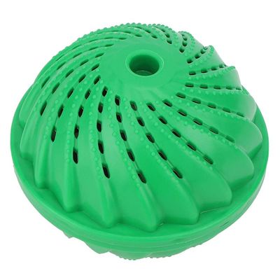 4PCS Plastic Dryer Balls, 4.1in Ceramic Laundry Ball Reusable Anion Laundry Ball for Water Absorption and Prevent Clothes from Tangling(Green)