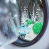 4PCS Plastic Dryer Balls, 4.1in Ceramic Laundry Ball Reusable Anion Laundry Ball for Water Absorption and Prevent Clothes from Tangling(Green) view 4