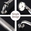 12inch/30cm Anti Slip Shower Wall Grab Bar Handle, Knurled Stainless Steel Bathroom Safety Bathroom Balance Bar Hand Rail Support Handicap Elderly Senior Assist Bath Handle (2) view 2