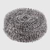 La Briantina Stainless Steel Scouring Scouring Scouring Pads, 50 g Steel Swirl Sponge, 10 cm Diameter Scouring Pad for Cookware and Dishes view 1