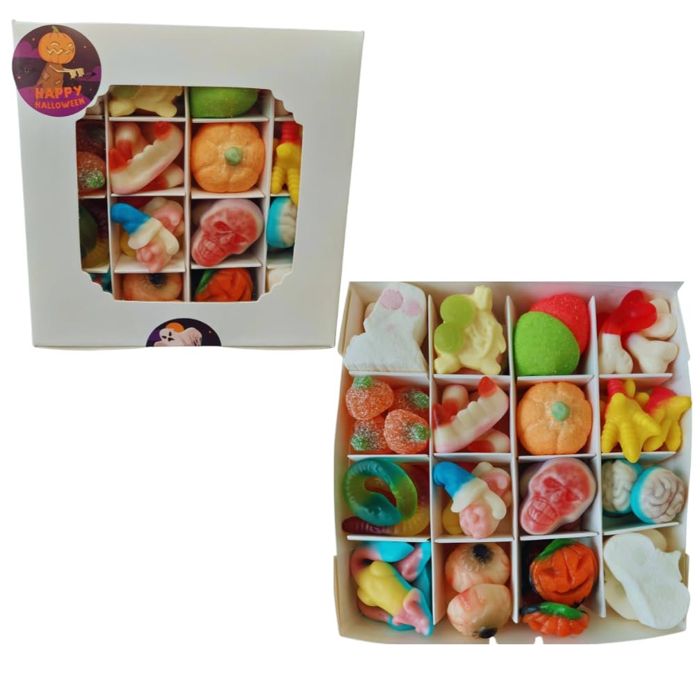 Halloween Sweets Pick & Mix - Spooky Halloween 'Trick or Treat' Candy Gift Sweeties Horror Scary 16 Different sweets Party Hamper