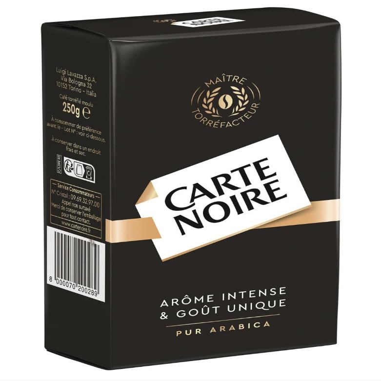 Carte Noire Arabica Ground Coffee 225g - Pack of 3