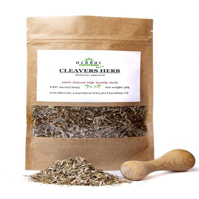 Cleavers Tea Cut Leaf Dried Herb 50g - Kidney UTI Support Digestion/Goosegrass - Herbal Remedies by J. - Przytulia