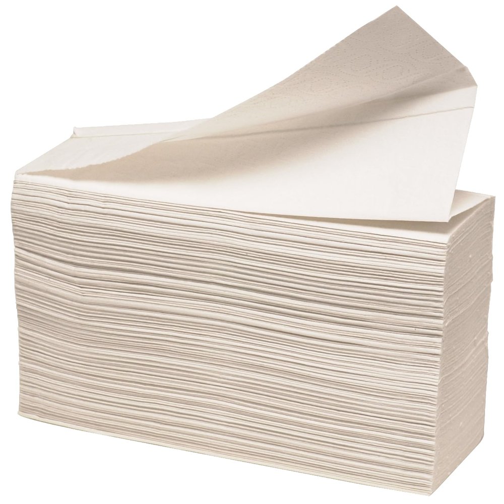 ABENA Hand Towel |2 Layers | Z Fold Paper Towels | 8 Cm | White | 100% Cellulose | Paper Towel Dispenser | Maximum Absorbency Hand Paper Towels | Hygienic Disposable