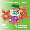 Chewy Vites Adult Probio Support, 60 Probiotics Gummies, 2 Billion Biotic Cultures, Vitamins B3, B5 and B6 for Immunity, 2 Months Supply, Vegan, Real Fruit Juice, Red Berries Flavour view 4