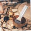 Beaupretty Men Shaving Brush Portable Travel Beard Brush for Shave and Cleaning Stylish and Lightweight Design view 3